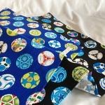入園入学ランチョンマット45×35★サッカー２カラーセット★給食ナフキンお弁当