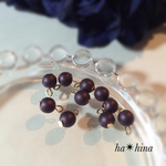 かわいいカラーチャーム6㎜ purple