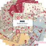 USAコットン moda charmpack 42枚セット Jardin de Fleurs 生地 布 花柄