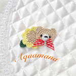 【 犬用　🧸🌻　バレッタ 】 おしゃれ　トップノットペット　子供　ヘアアクセサリー　リボン　バレッタ　♡AquaMana♡