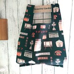 〔黒〕レトロ家電【コンビニ弁当サイズ】レジ袋型エコバッグ