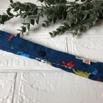 名札付☆水筒ベルトカバー☆25cm×１０cm　ダイナソー柄a