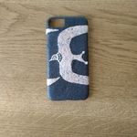 *受注製作*ミナペルホネン*go！*ダークグレー*mina perhonen*iPhoneケース*iPhoneカバー*スマホケース*スマホカバー