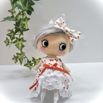 さくらんぼドレス イーマリーちゃんサイズのお洋服
