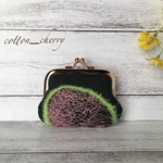 がま口財布  【papaver】ミナペルホネン ちょこんと手のひらサイズ♪