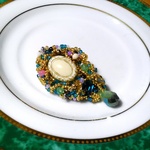 Beads Reunion 7　ビーズ刺繍ブローチ
