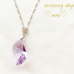 ✨再販✨スワロフスキー シャンデリアネックレス