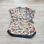 【130】恐竜柄ドロップTシャツ＊半袖