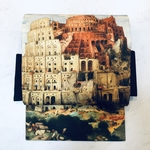 バベルの塔 ブリューゲル 作り帯 お太鼓結び 軽装帯 着物 お正月 絵画 名画