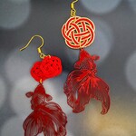 金魚のピアス