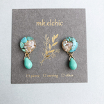 ターコイズムーン　ピアス／イヤリング