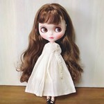 236.*ふんわり紅茶染めガーゼのキャミワンピース *ブライスアウトフィット