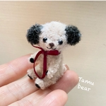 ミニチュア モールアート チビくま テディベア モールベア**Tamu bear