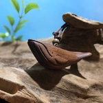 クジラのネックレス（ウォルナット）