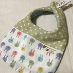 スタイ カラフルウサギ デニムドット