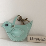 ミナペルホネン好きさんに♡ ミニチュア「tori bag（鳥バッグ）」チャーム