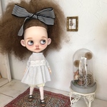 ブライス　blythe　。゜。゜。水玉ワンピース＆パンツセット。゜。゜。　