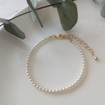 小粒パールのブレスレット