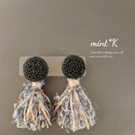 ビーズ刺繍おめかしピアス**FUWARI*