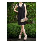 【値下げ！】twist collar tuck drape dress