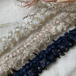 【50㎝〜】FC-0351 ゴールドレース　レースリボン　レース　ホワイト　ゴールド　ブレード　レース　lace ribbon handmade madeinJapan