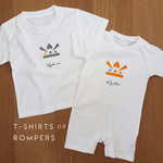 こどもの日/七五三に着る服 名入れTシャツorロンパース かぶと 兜 子供の日 七五三