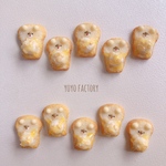 ハニートーストくまちゃんのピアス