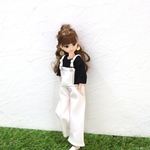 リカちゃん服　ワイドパンツサロペット