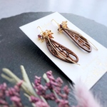 淡紅藤灯*イヤリング