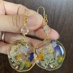 小花いっぱいピアス[送料無料]