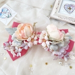 Rose Heavenly Ribbon barrette