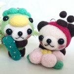 【Ｙ様ご予約品】カッパパンダ＆てんとう虫パンダちゃん 