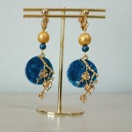 夜に咲く。イヤリング(ピアス)