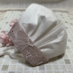 再販🌸不織布マスクが見えるマスクカバー　大人用　さらさらコットン、1枚仕立て❗️