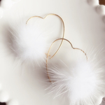 再販！heart with fur pierce