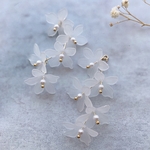 2個【S-27】デザインパーツ　  花　フラワー タッセル   