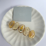お花のバレッタ　ミモザ　プレゼント