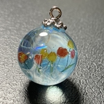 チューリップFlowerレジンネックレス