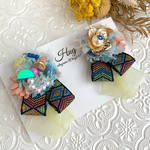 遊泳ピアス　カーテンのダンス