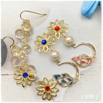 和風・菊の華/蓮の華/ピアス/ノンホールピアス