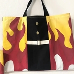 レッスンバッグ　炎🔥