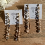 beads chain earring .｡°