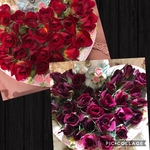 ミニ薔薇20輪セット＋おまけ2輪付き★ミニバラ  ドライフラワー★おまけ蕾&花びら付き★ミニローズ  花材　素材★ミニバラ★赤　ピンク　ランダム★ハーバリウム　レジン加工★ハンドメイドに