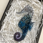 タツノオトシゴ earthブローチ 