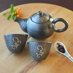 【minne福袋】小さな茶器（唐草）３点セット