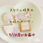 まなたん様専用 7/20迄にお届け オーダーアイシングクッキー デザインお任せ