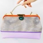 ✶springSALE《30％OFF》✶✧本革ハンドバッグ✧✦【ドクターバッグ・CRAZY PATTERN】Sダックス