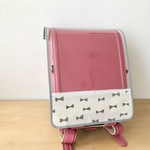 新柄入荷♪再販＊女の子向け♡切替柄と縁取りが選べる＊透明ランドセルカバー