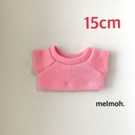15cmぬいぐるみ用　ピンクTシャツ kpopdoll  