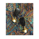 【数量限定】【chimie】vintage black flower /イヤリング・ピアス・樹脂ピアス